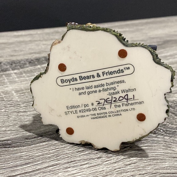 Boyds Bears | Otis…the Fisherman (1994) - Figurine - Picture 5 of 7